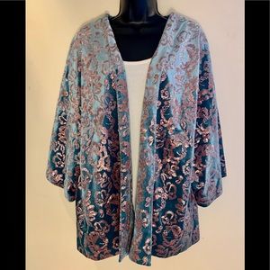 Eva Mendes NY&C velvet sequin kimono L/XL